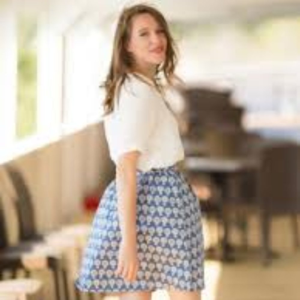 Skirt Blue, Brand Mata Traders, Size L